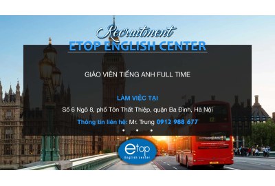 TUYỂN DỤNG GIÁO VIÊN